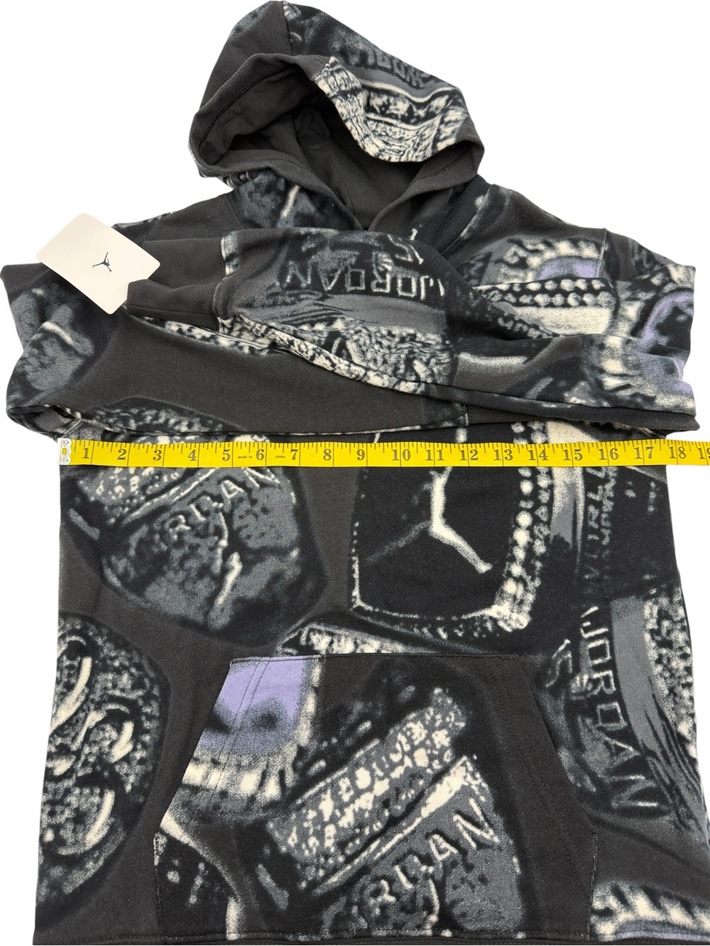 NWT Nike Air Jordan Boys MJ MVP Championship Rings Pullover Hoodie Size L - Picture 15 of 16
